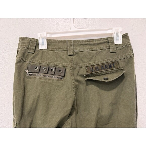 Free Knight Pants Mens 31 Green Cargo Tactical Army Military Utility Trooper Y2K - Picture 6 of 10